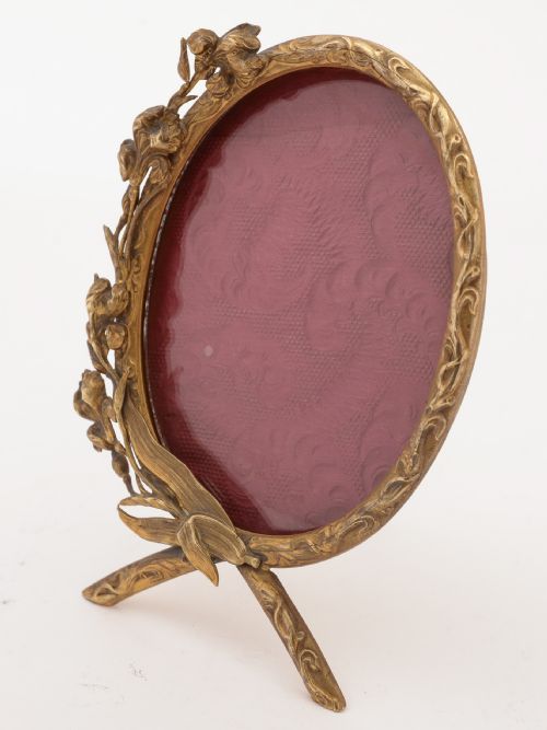 French Brass Photo Frame Circa 1900
