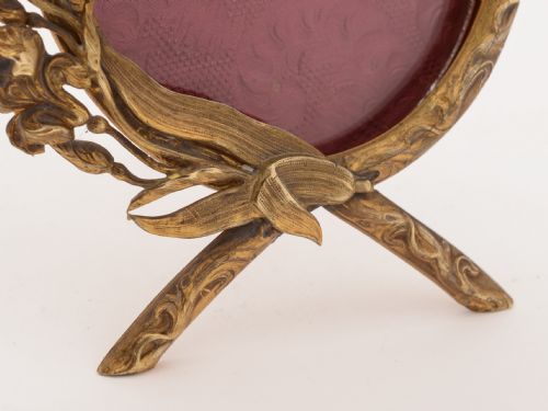 French Brass Photo Frame Circa 1900