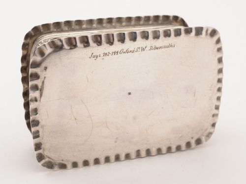 Edwardian Silver Trinket Box Chester 1903