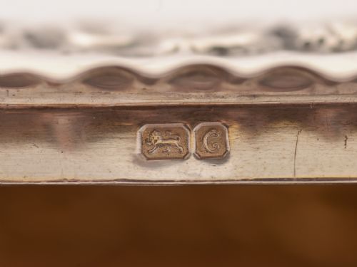 Edwardian Silver Trinket Box Chester 1903