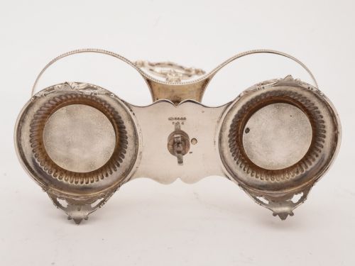 Victorian Silver Plated Cream and Sugar Set 1870