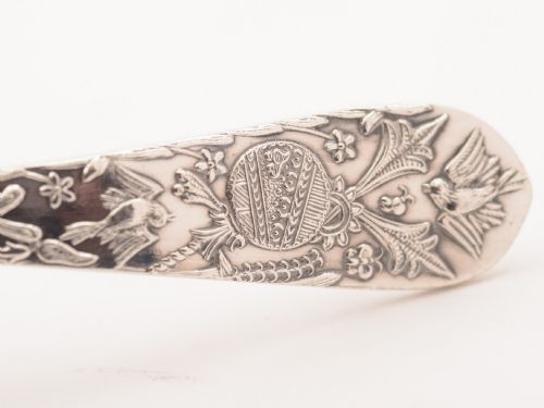 Victorian Silver Plated Cream and Sugar Set 1870