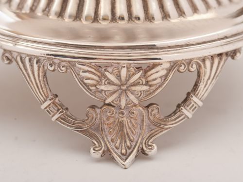 Victorian Silver Plated Cream and Sugar Set 1870