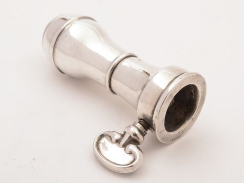 French Silver Plated Ham Bone Holder Circa 1900