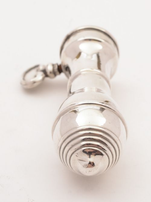 French Silver Plated Ham Bone Holder Circa 1900