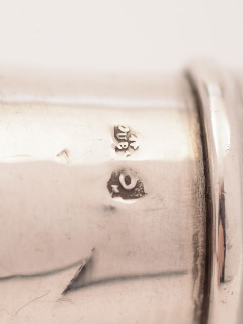 French Silver Plated Ham Bone Holder Circa 1900