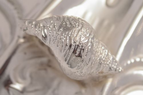 Victorian Silver Plate Shell Shaped Table Dishes Circa 1890