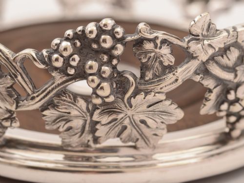 Pair of Elkington Wine Coasters 1853