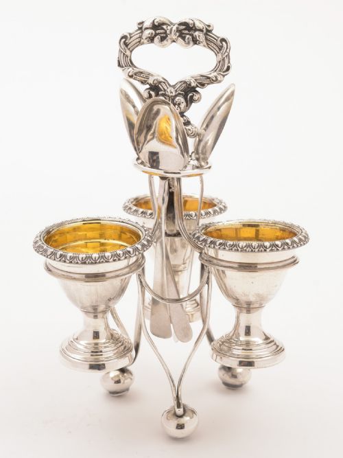 Sheffield Plated Egg Cruet Circa 1830