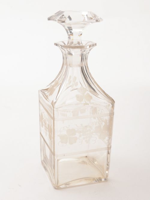 Irish Spirit Decanter Circa 1900