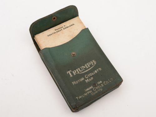 Set of Triumph Motorcycle Maps Circa 1930