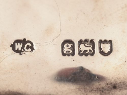 Edwardian Silver Angel Hand Mirror London 1902