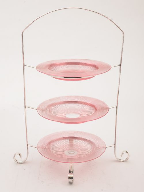 Silver Plated 3 Tier Cake Stand Circa 1910