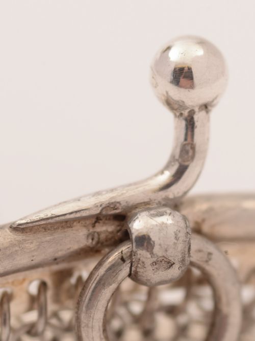 French Silver Mesh Purse Circa 1900