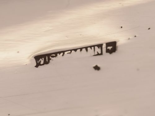 Continental Ice Jug Glass and Silver Plated Circa 1900