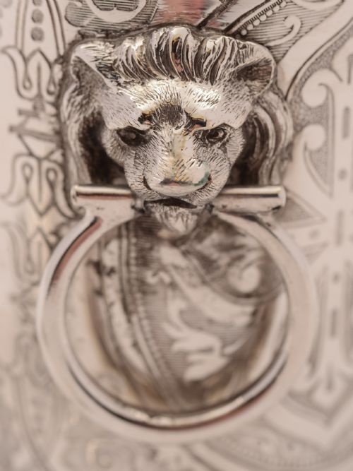 Victorian Oval Silver Plated Tea Caddy Circa 1890