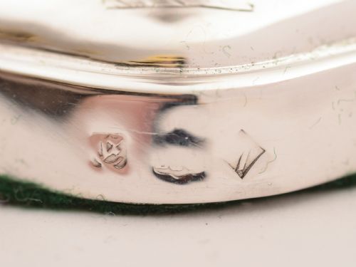 Pair of Elkington Silver Plated Candlesticks 1847