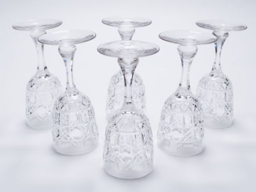 Set of 6 Edwardian Glasses Circa 1905
