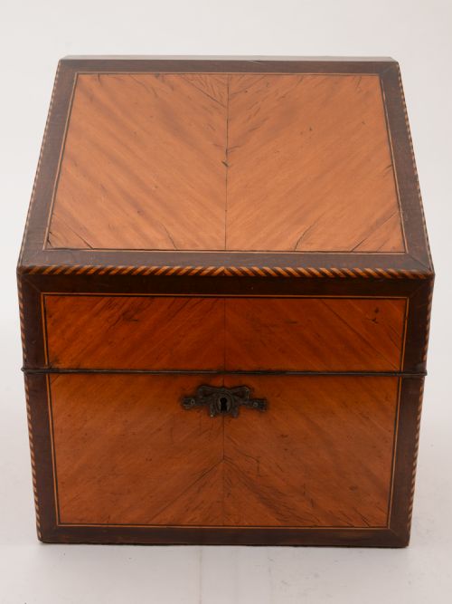 French King Wood Document Box Circa 1800