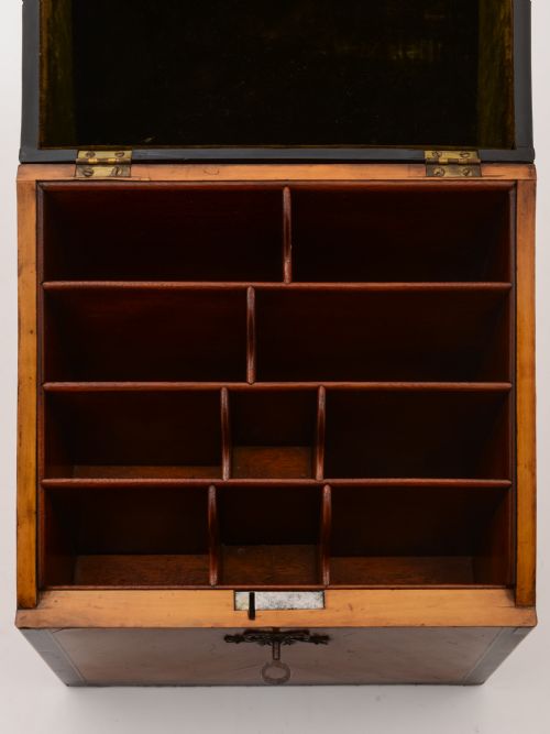 French King Wood Document Box Circa 1800