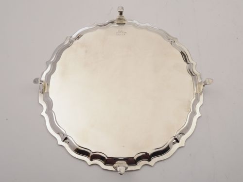 Edwardian Silver Plated Salver Circa 1905