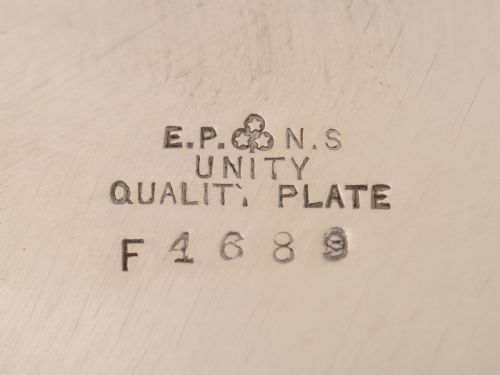 Edwardian Silver Plated Salver Circa 1905