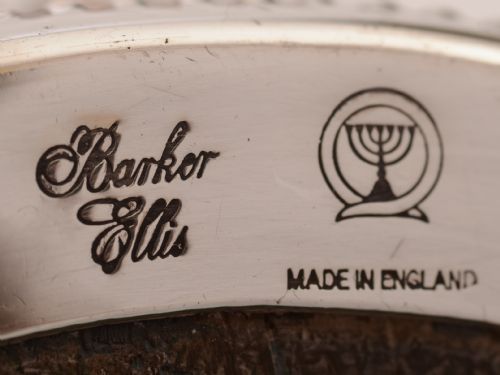 Pair of Silver Plated Wine Coasters Circa 1930