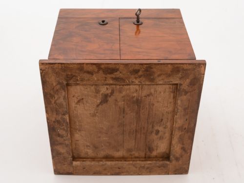 Victorian Figured Walnut Jewellery Box Circa 1890