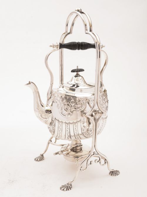Edwardian Silver Plated Kettle on Stand Circa 1905