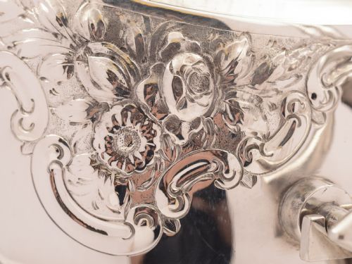 Edwardian Silver Plated Kettle on Stand Circa 1905