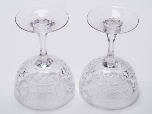 Pair of Cut Glass Edwardian Champagnes Circa 1905