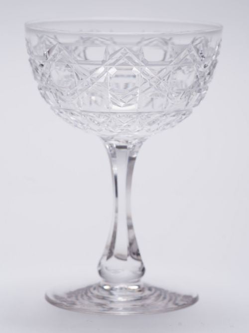 Pair of Cut Glass Edwardian Champagnes Circa 1905