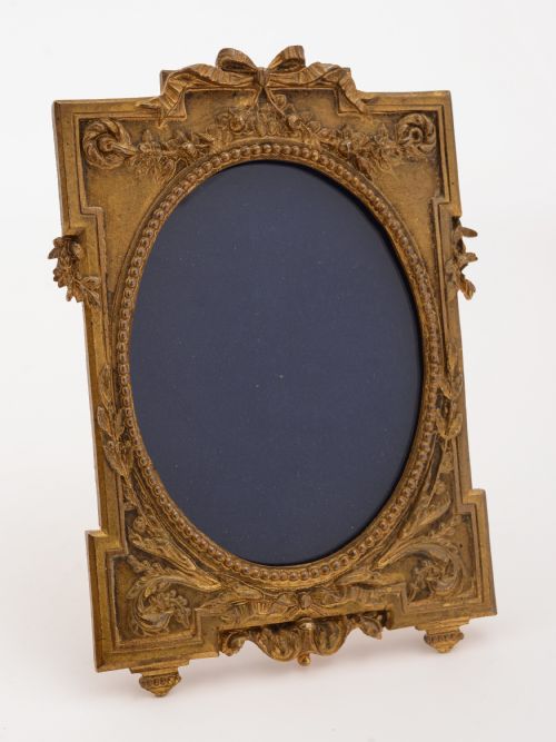 French Cast Brass Photo Frame Circa 1900