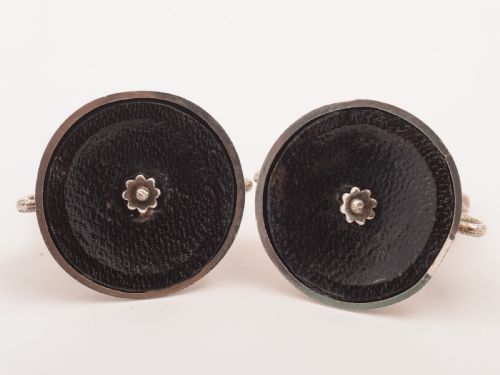 Pair of Victorian Silver Menu Holders Birmingham 1891