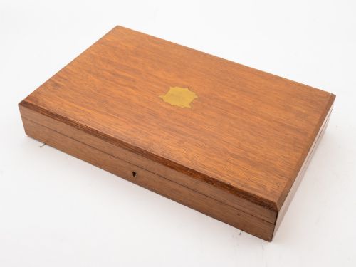 Cased Silver Plated 24 Piece Fish Set Circa 1905