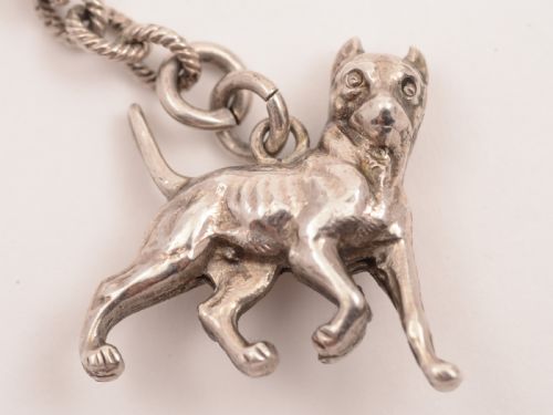 Victorian Silver Watch Chain Sheffield 1893