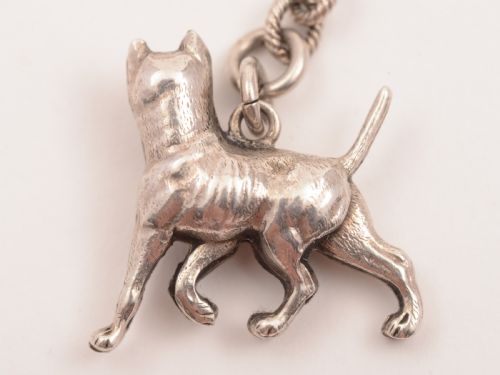 Victorian Silver Watch Chain Sheffield 1893