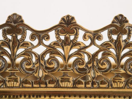 Victorian Brass Triple Stamp Box Circa 1890