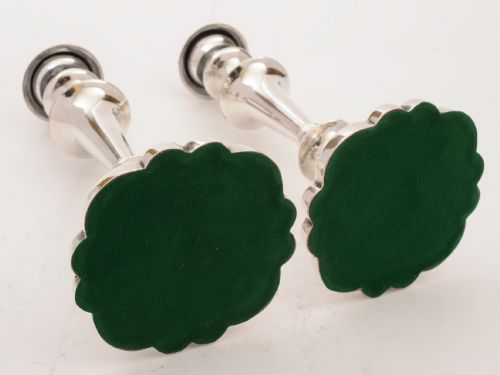 Pair of Victorian Silver Plated Candlesticks Circa 1890