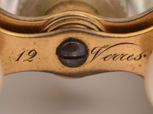 French Brass and Mother of Pearl Opera/Theatre Glasses