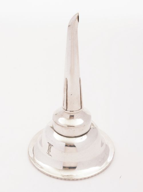 Victorian Silver Plated Wine Funnel Circa 1890