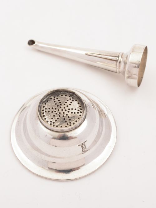 Victorian Silver Plated Wine Funnel Circa 1890