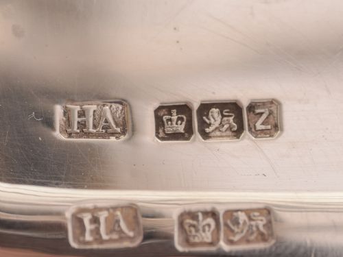 Victorian Silver Tray-Based Toast Rack Sheffield 1892