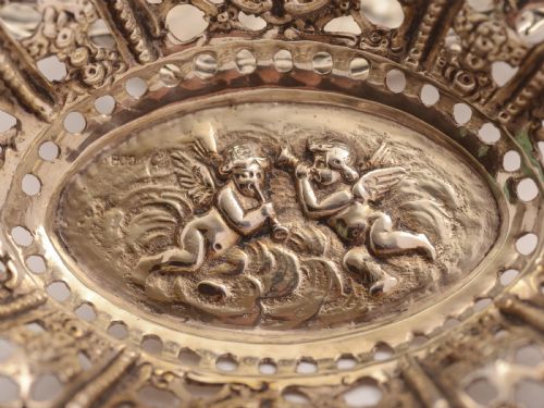 Pair of .800 Silver Bon Bon Dishes Circa 1900