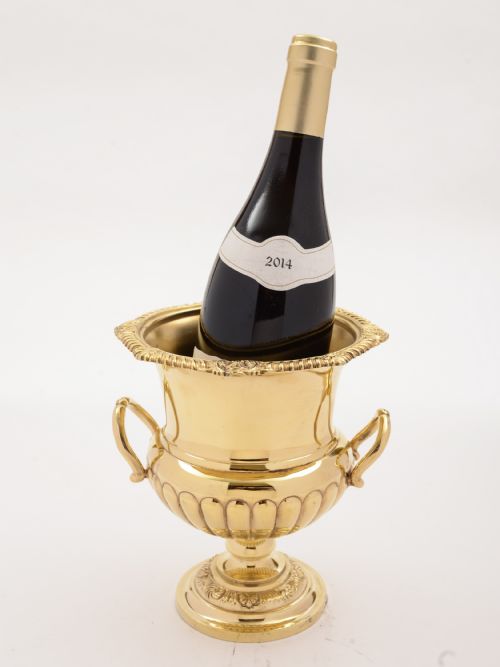 Edwardian Gold-Plated Champagne Ice Bucket Circa 1905