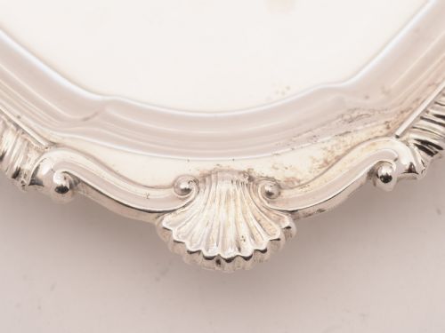 Art Deco Silver Plated Salver Circa 1930