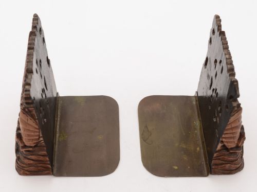 Pair of Carved Chinese Bookends Circa 1900