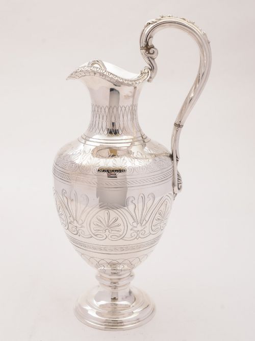 Victorian Elkington Silver Plated Claret Jug 1856