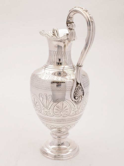 Victorian Elkington Silver Plated Claret Jug 1856