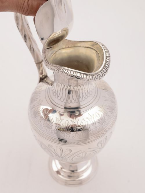 Victorian Elkington Silver Plated Claret Jug 1856